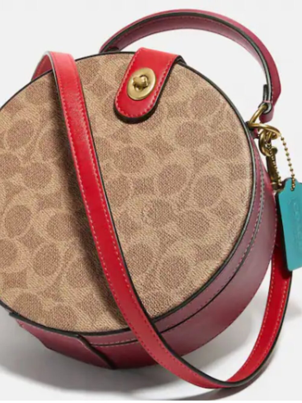 Coach Lunar New Year Circle Bag in Signature Canvas - Picture 2 of 16